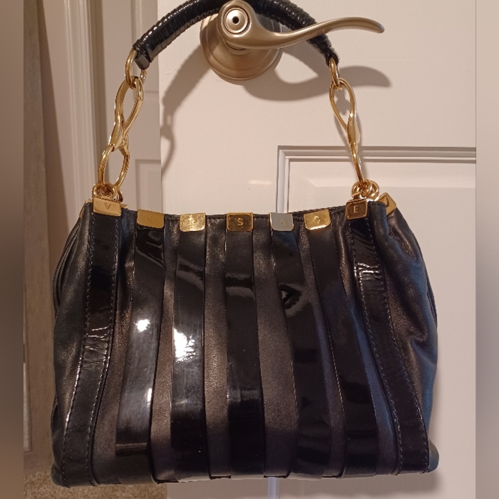 RARE Vintage 90s Versace leather bag FINAL $ FIRM